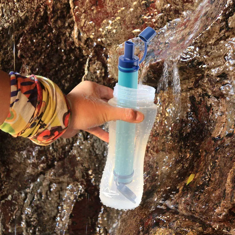 

Outdoor Water Purifier Camping Hiking Emergency Life Survival Portable Purifier Water Filter MJ