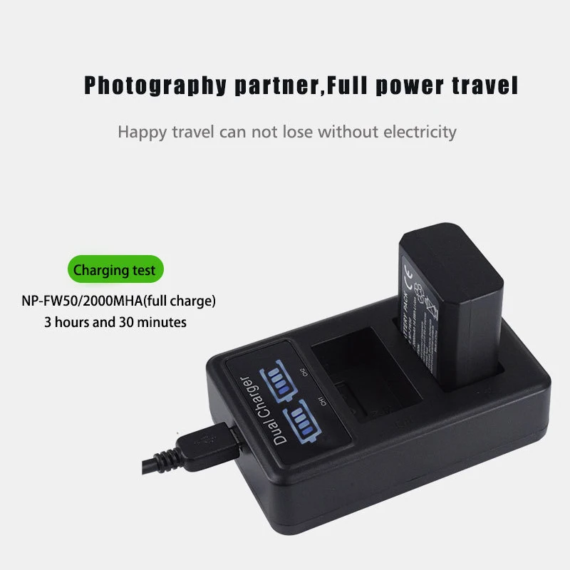 P FW50 NP Камера Батарея Зарядное устройство ЖК дисплей USB Dual для объективов цифрофой