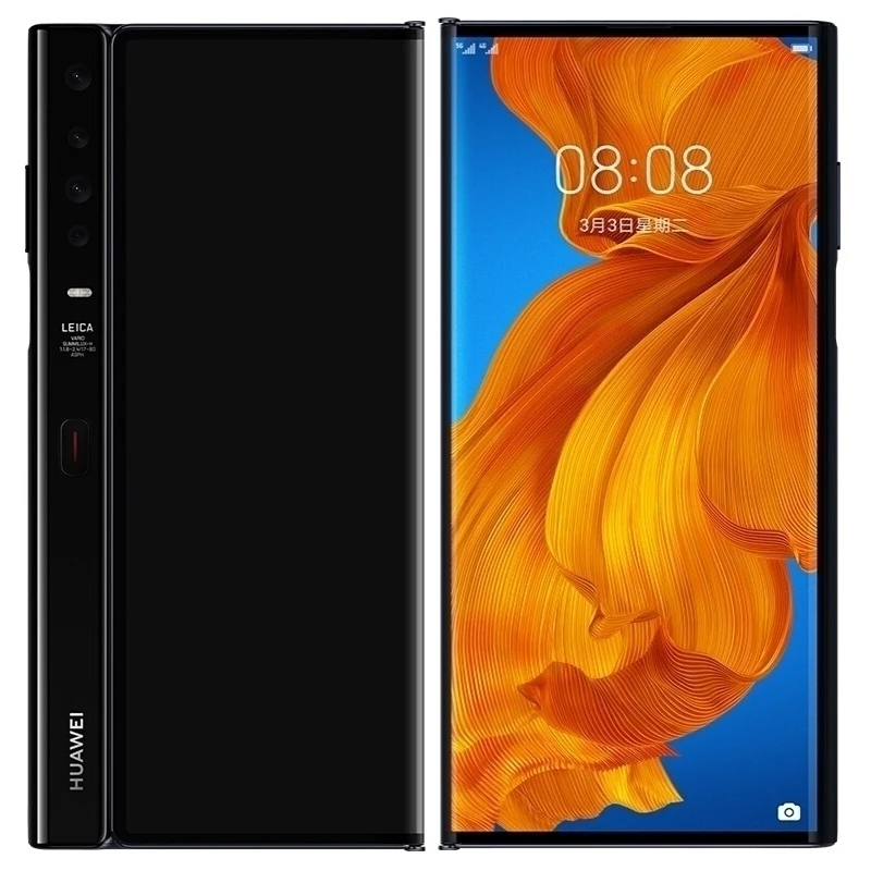 original huawei mate xs 5g mobile phone folded screen 8gb 512gb kirin 990 5g soc android 10 55w supercharge smartphone free global shipping
