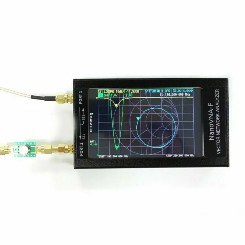 50 кГц-1000 МГц NanoVNA-F 2 8 ЖК-дисплей HF VHF UHF VNA Векторный анализатор сети |