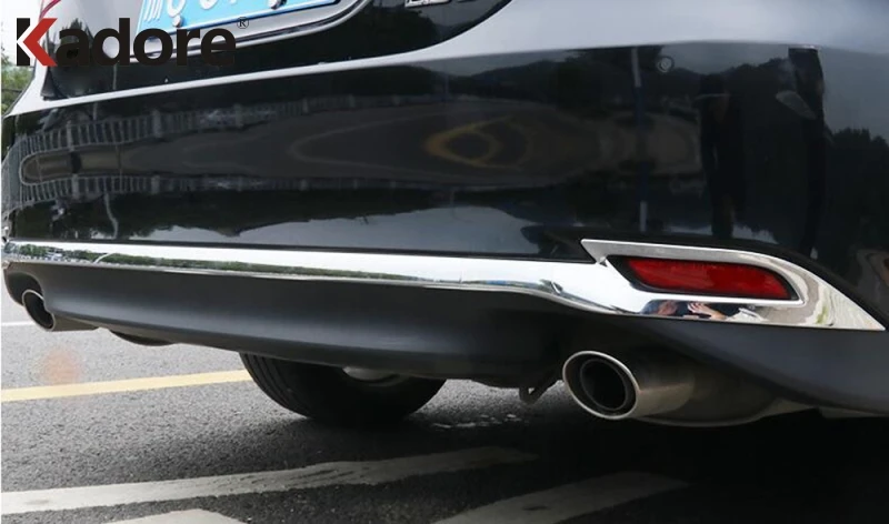 Хромированная Задняя Крышка багажника для Toyota Camry LE XLE, автомобильные аксессуары, защитная полоса багажника