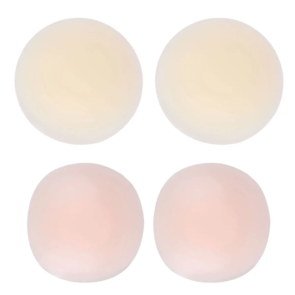 

1 Pair Womens Nipple Cover Silicone Round Reusable Self-adhesive Invisible Nipple Covers Bra Thin Pasties Concealers Breast Pads
