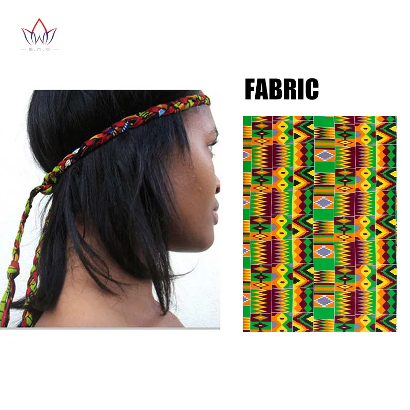 BRW Boho шикарная африканская повязка для волос с узлом три нити плетеные аксессуары