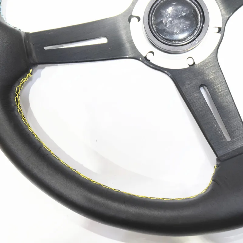 Модифицированное гоночное рулевое колесо SPSLD 14 дюймов 350 мм из замши и кожи 1 заказ