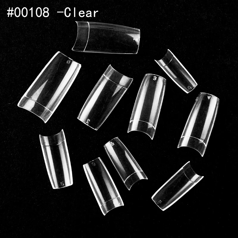 500 шт/opp половинная крышка французские Советы ложный Маникюр для кончиков ногтей