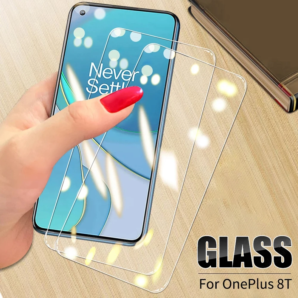 

glass for oneplus 8 8T plus 7 7T pro 6 6T phone screen protector for oneplus Nord N10 N100 Clover tempered glass protective film