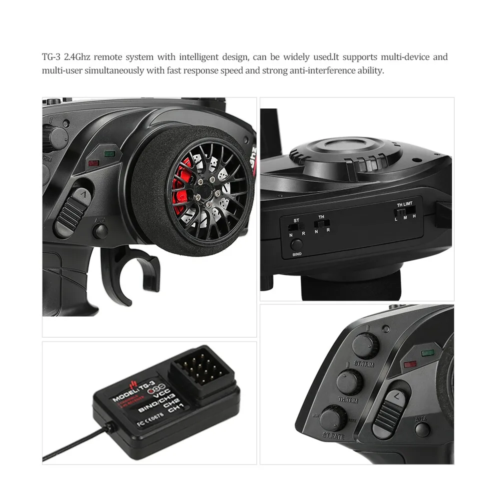 Оригинальный передатчик GoolRC TG3 2 4G 3CH RC цифровой радиопередатчик с дистанционным