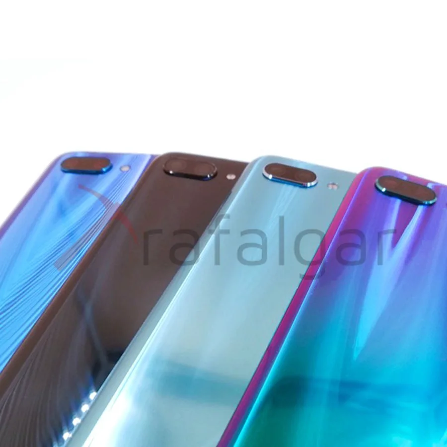 Для huawei Honor 10 крышка батареи задняя крышка Стекло чехол задняя крышка корпуса для huawei Honor 10 крышка батареи с камерой стекло объектив