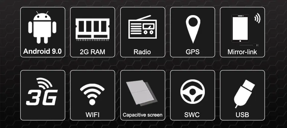 Eunavi 9 ''2 Din Android 9,0 автомобильный Радио стерео плеер для Volkswagen VW Polo Jetta Tiguan passat b6 cc fabia gps wifi 4 Гб 64 Гб ПК
