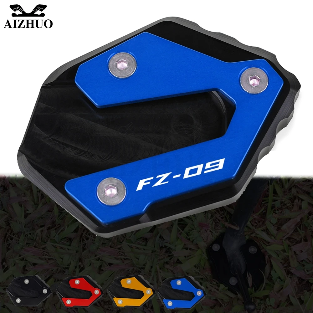 

FZ-09 Мотоцикл с ЧПУ ног боковых подставок увеличить расширение опорная пластина стенд для YAMAHA MT-09 MT 09 MT09 Tracer FZ09 2013-2021