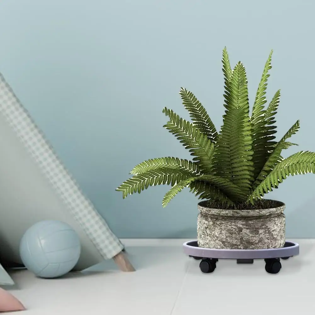 

Movable Plants Stand Pallet Mobile Flower Pot stand Plant Caddy Plant Saucer Pot Movable Plants Stand Pallet Diameter 23-36cm