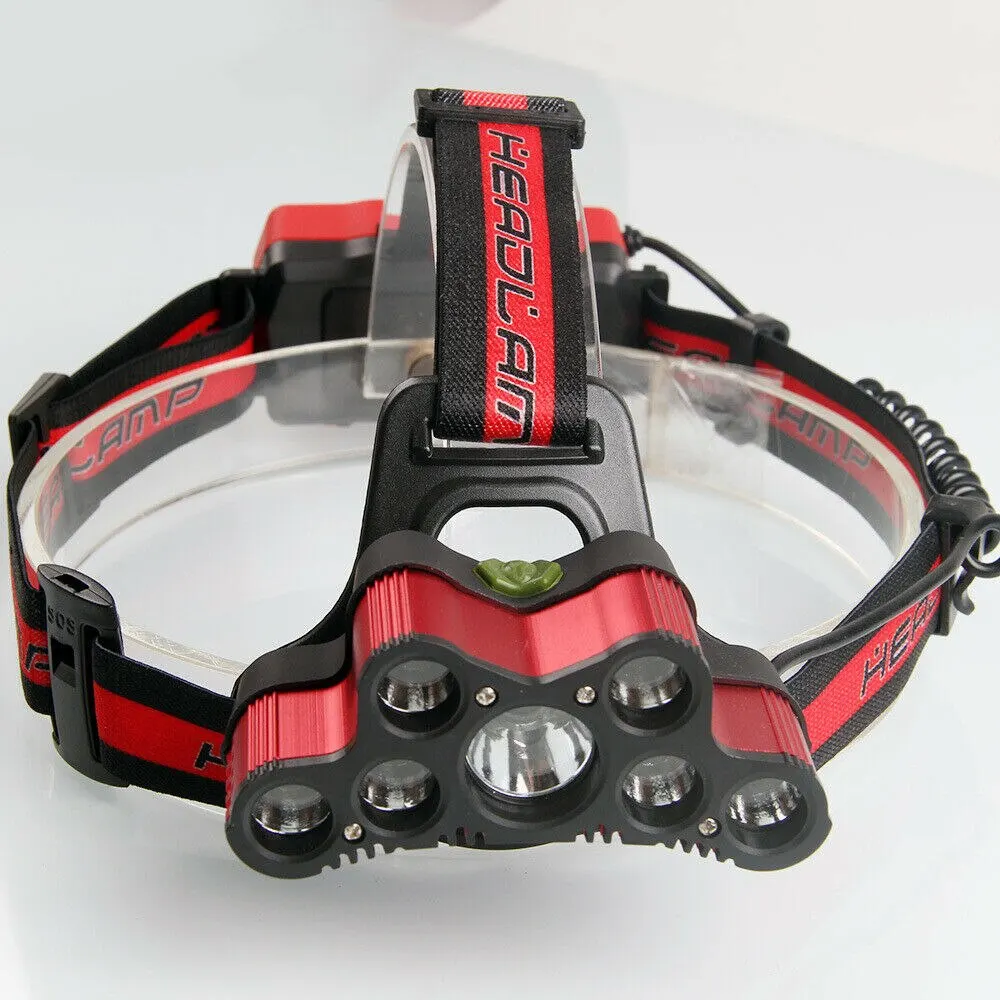 

Mayitr Портативный Мощность вспышка светильник фонарь головной светильник Водонепроницаемый рыбалки охоты лампа T6 светодиодный головной све...