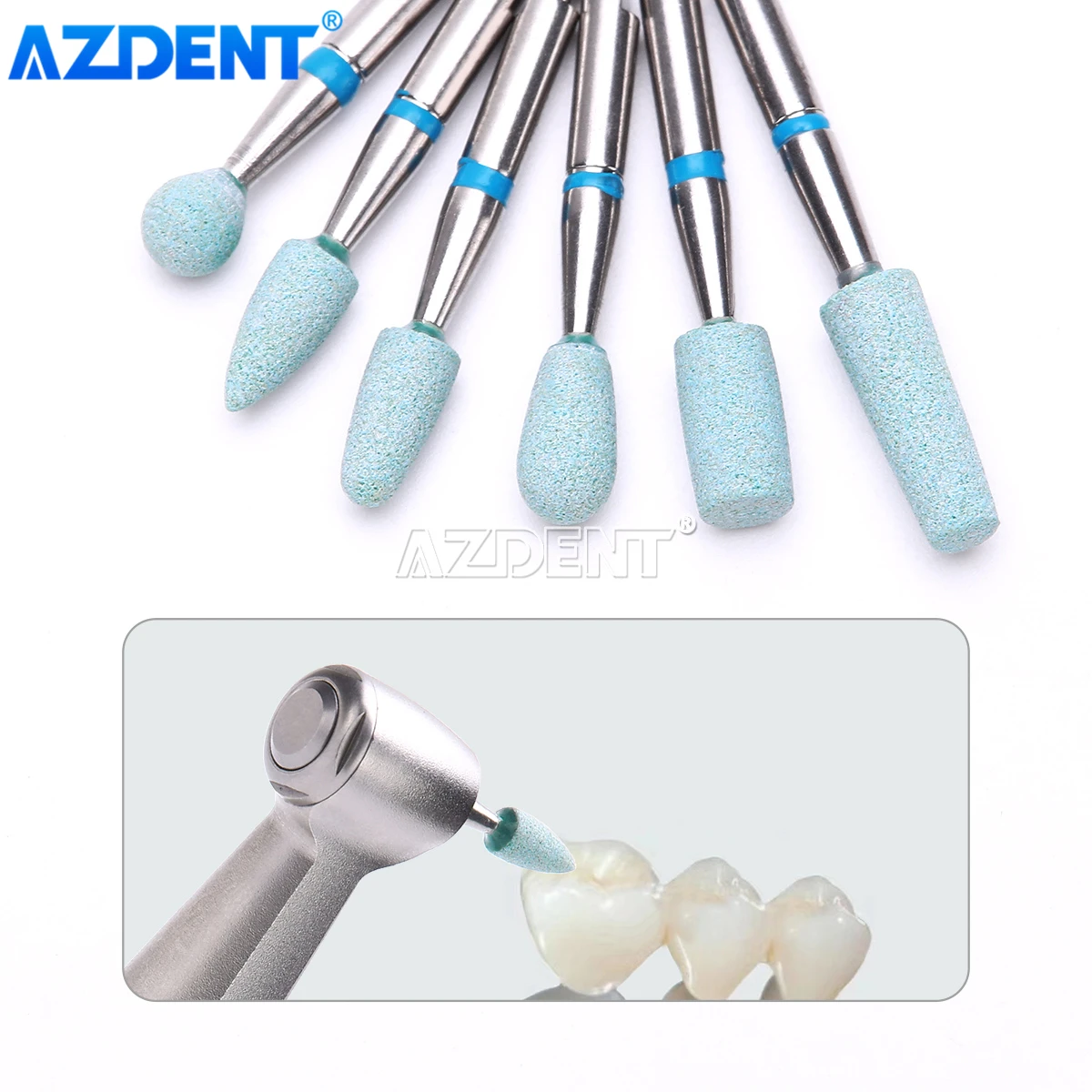 Зубная керамическая шлифовальная машина AZDENT Dental RA с алмазной полировочной