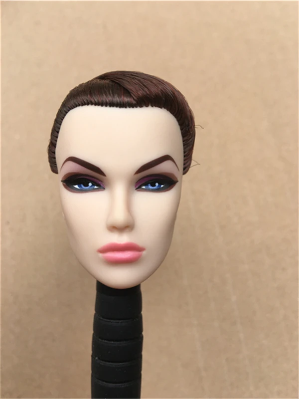 Винтажная редкая коллекция Dasha Jett Poppy Parker Elise 1/6 FR Fashion Royalty Integrity MZ Heads Make Up Practice on.