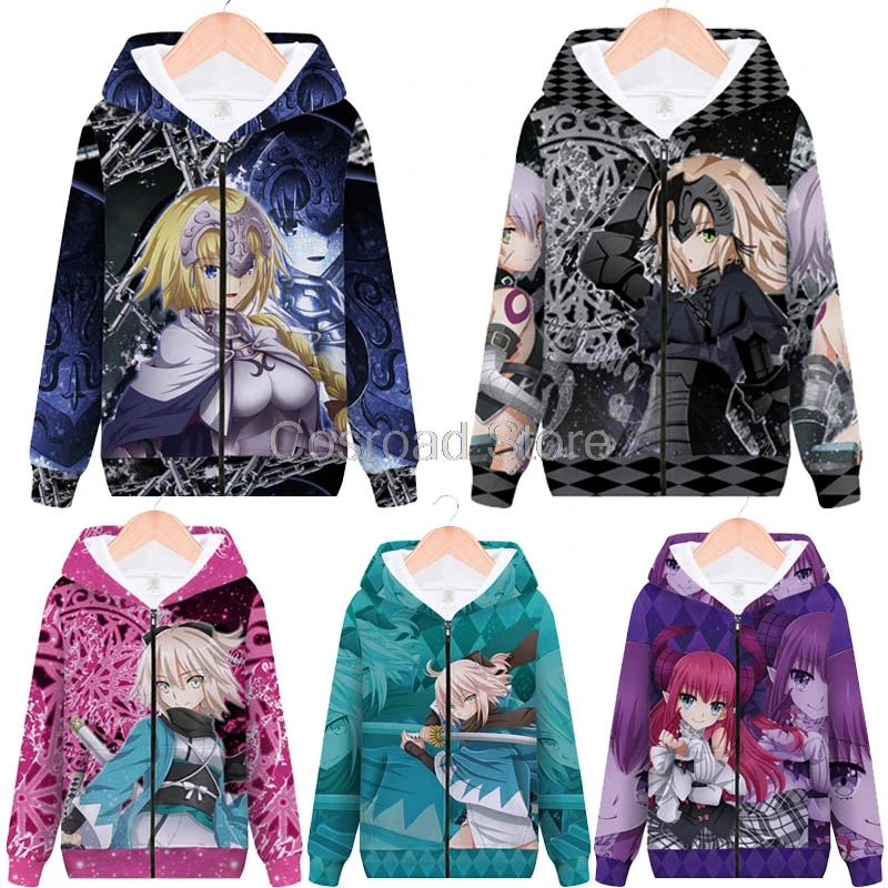 Cosroad аниме Fate Stay Night Saber Косплэй толстовки Arutoria Pendoragon с капюшоном куртка на молнии