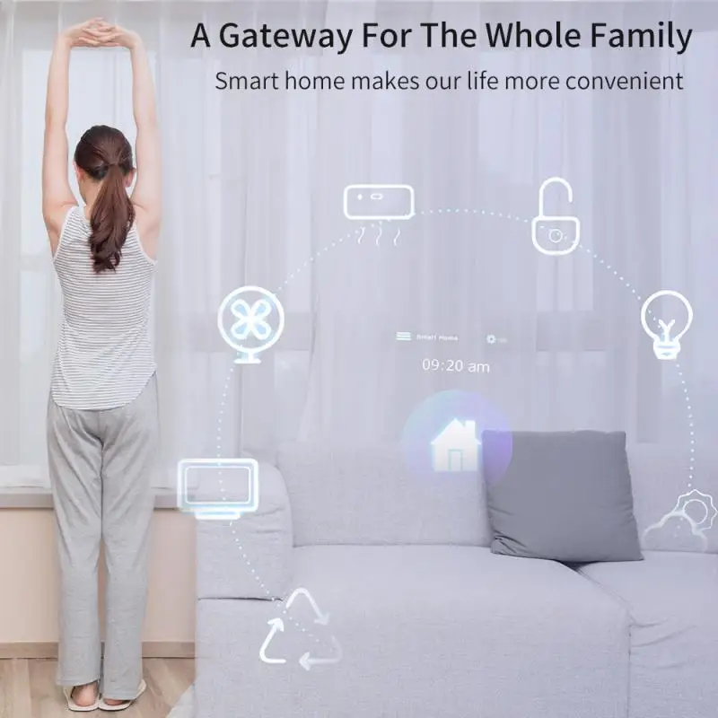 Aubess умный дом Tuya Zigbee 3 0 шлюз концентратор мост проводное приложение Smart Life