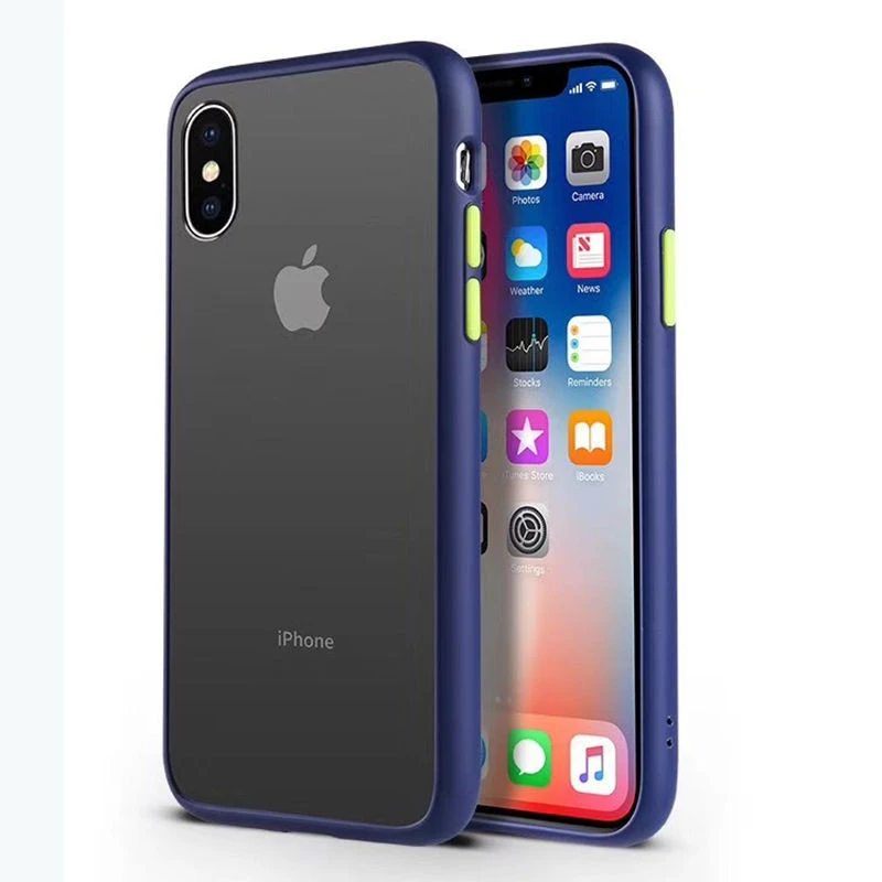 T3 Защитный противоударный чехол для телефона iphone XR XS Max X XS 7 8 11 6 6S Plus Прозрачный матовый жесткий чехол для телефона защитный чехол - Цвет: T3