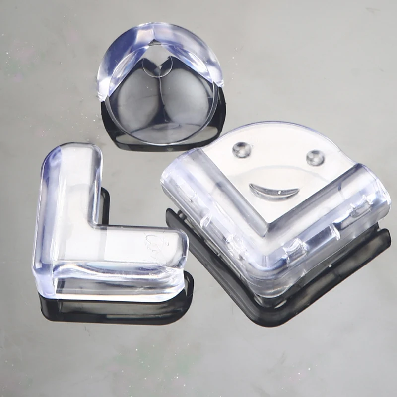 4 шт. силиконовые накладки на углы стола для безопасности детей|Бамперы края и