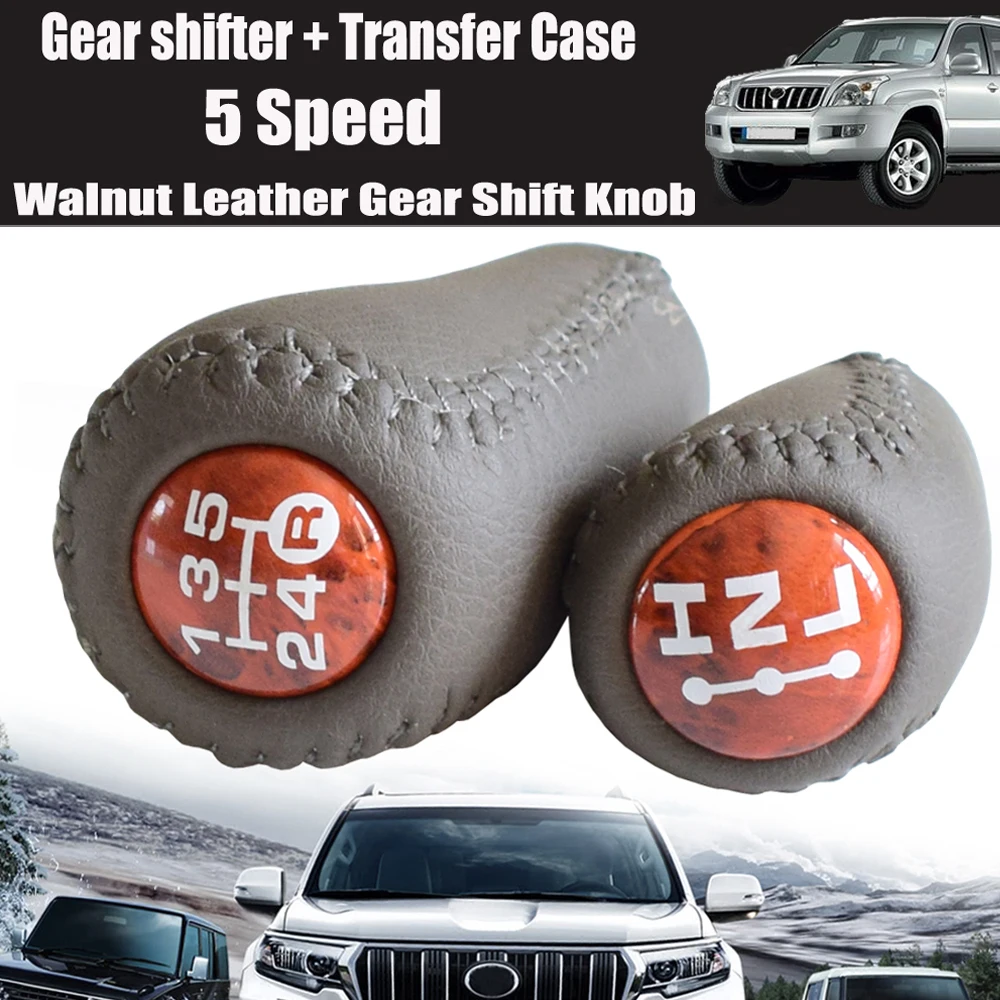 

Рычаг переключения передач, кожаный, для Toyota Prado LC120 Land Cruiser Prado 2003-2009