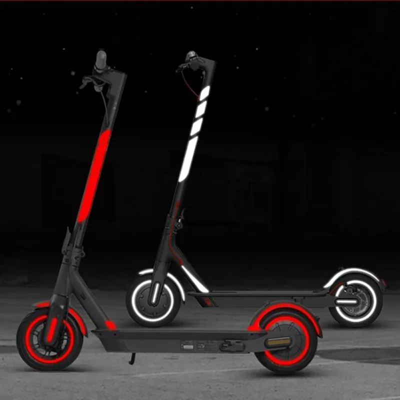 

1 Набор скутер Светоотражающие Стикеры отражают светильник теги Пастер наклейки ночное Безопасность Предупреждение Стикеры M365/детали для ...