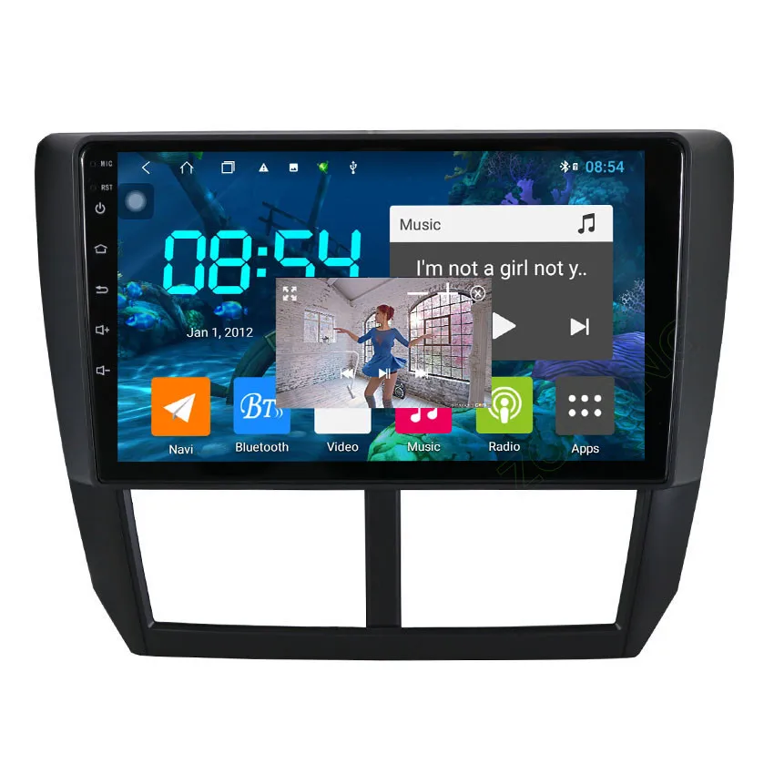 4G DSP Android 10 автомобильный радиоприемник мультимедийный видео DVD-плеер для Subaru Forester