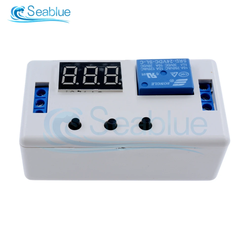 СВЕТОДИОДНЫЙ цифровой дисплей для автоматизации 12 В 24 в пост. Тока реле задержки