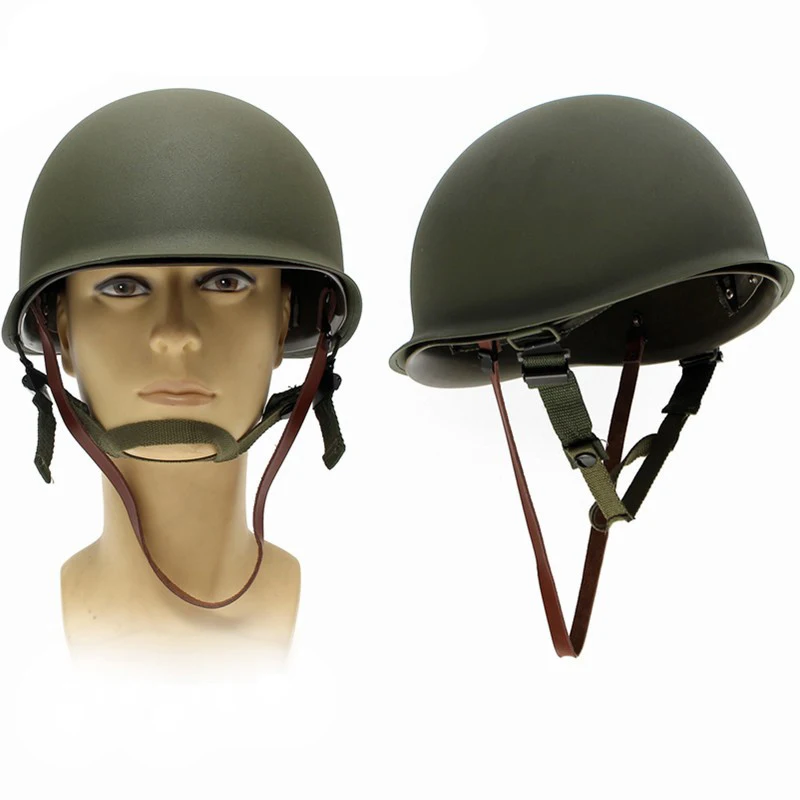 Новая копия WW2 M1 армейский Военный металлический Тактический аварийный шлем
