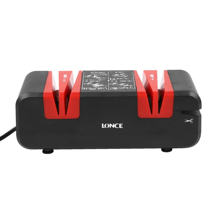 220V Automatic Quick Knife Sharpener Household Electric Cutter Stone Magic Sharpener-US Plug | Дом и сад