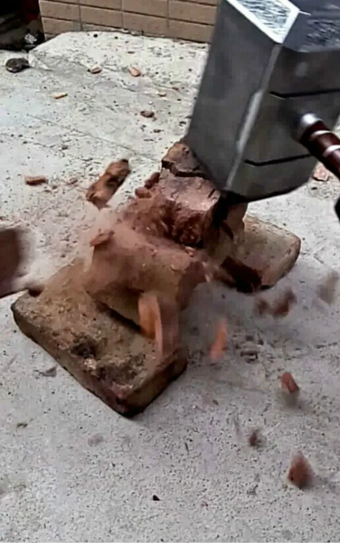 [Полностью металлический] игрушки Мстители Thor Hammer 1:1 Реплика Prop Mjolnir|Игровые