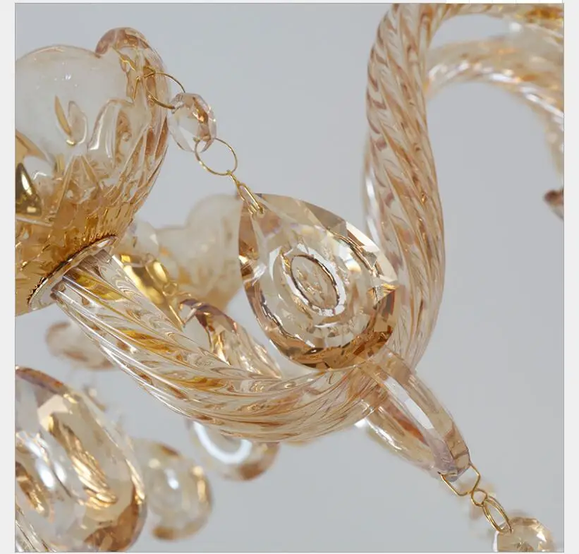 Современные декоративные хрустальные напольные лампы для спальни золотая