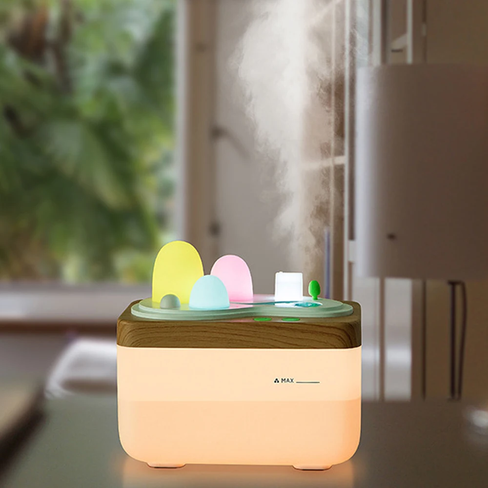 420ML Ultrasonic Humidifier Aromatherapy Lamp USB Port Mini Portable Remote Controller Air Purifier Home Tools |