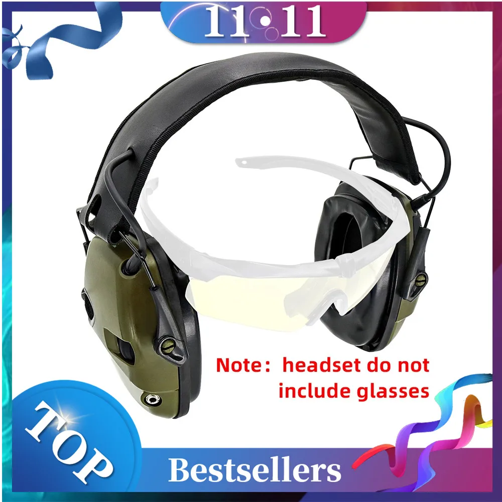 

Electronic Shooting Earmuffs Pickup and Noise Reduction Impact Hearing Protection Headset Tactical Hunting Sightlines Ear Pad