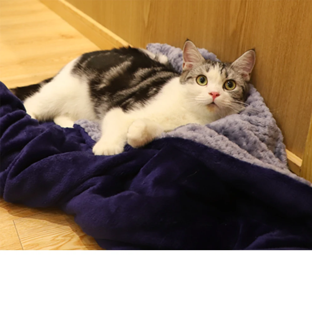 

Furrybaby Premium Fluffy Fleece Dog Blanket swaddle double layer baby blanket Soft and Warm Pet Throw for Dogs & Cats