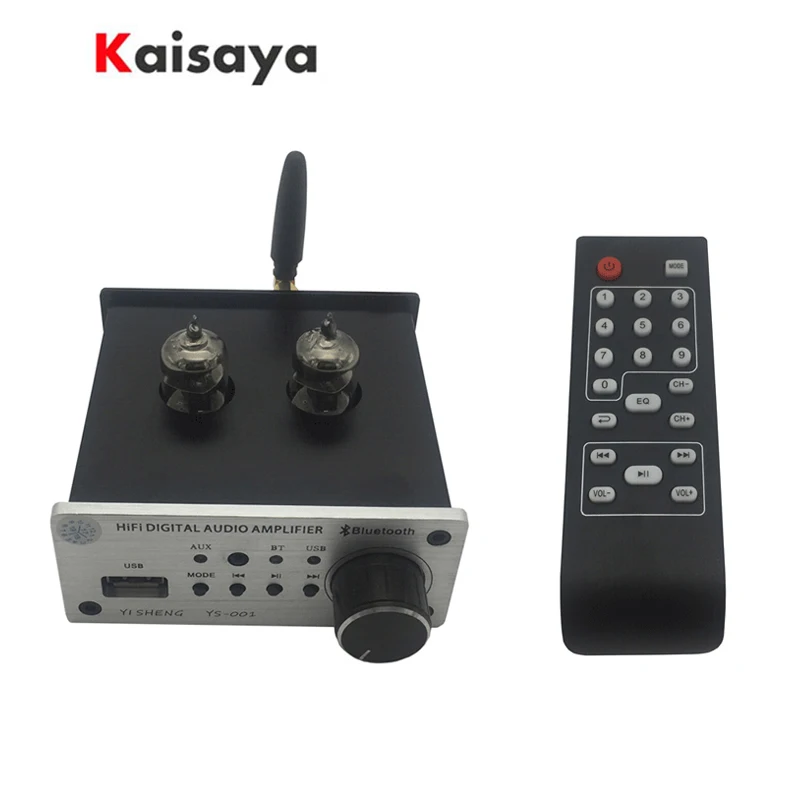Bluetooth 5 0 трубки 6J3 Hi Fi предусилитель доска U диск AUX вход RCA усилитель с FM радио пульт