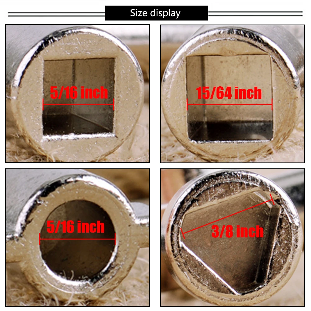 Гаечный ключ универсальный для сантехники с треугольниками квадратными и