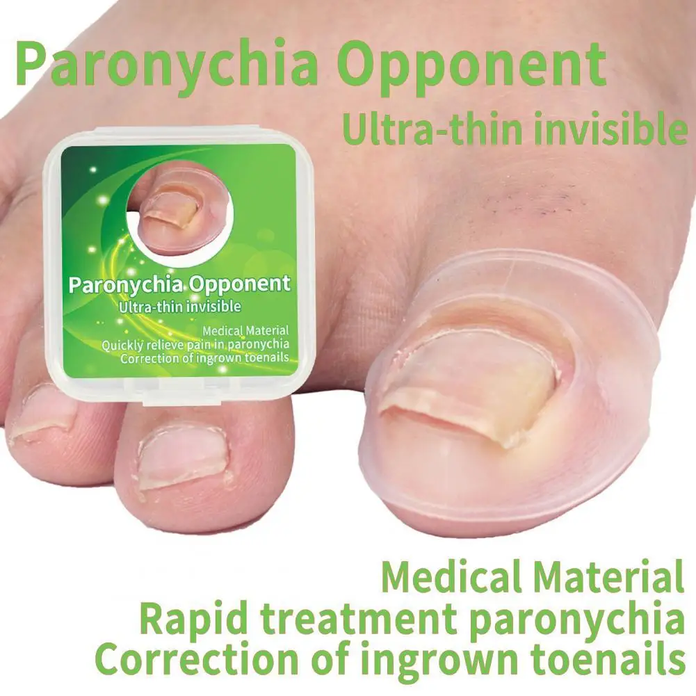 

Toenail Ingrown Patch Ultra Thin Release Pressure Invisible Orthognathic Silicone Nail Correction Pad for Pedicure