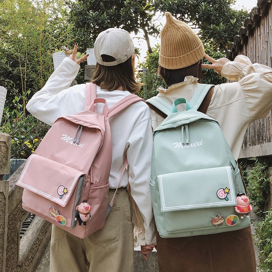 Большой Вместительный рюкзак из нейлона водонепроницаемый для женщин на спине