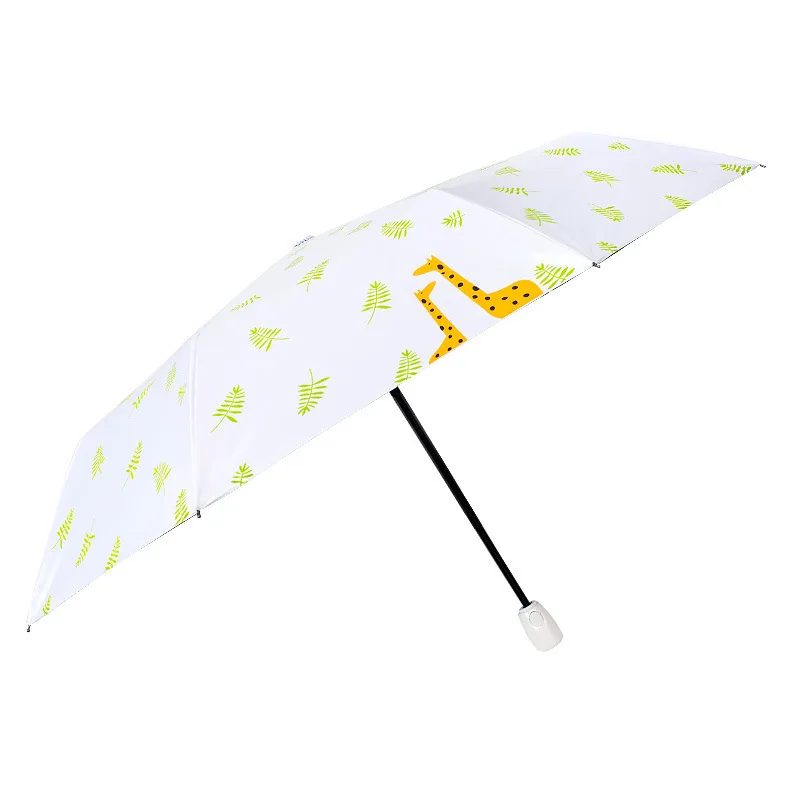Зонт женский Автоматический в Корейском стиле маленький складной ретро-Зонт от