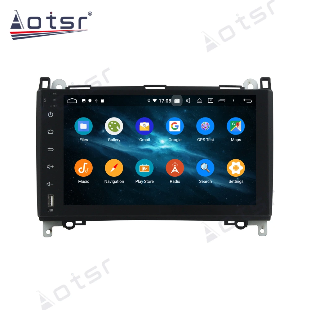 Aotsr Android 10 0 4 + 64 ГБ Автомобильный Радио плеер GPS навигация автомобильный стерео