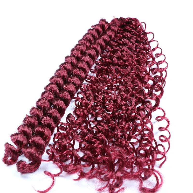 Кудрявые вьющиеся волосы для наращивания 18 дюймов длина одноцветные новые