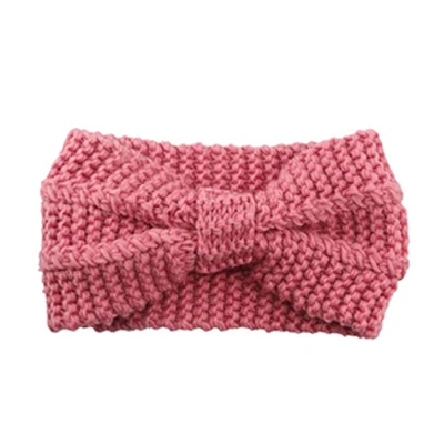 A-pink Женские зимние шапки, шерстяная одноцветная кепка для защиты ушей, модная зимняя вязаная шапка, женские шапочки, аксессуары для волос - Цвет: A-pink