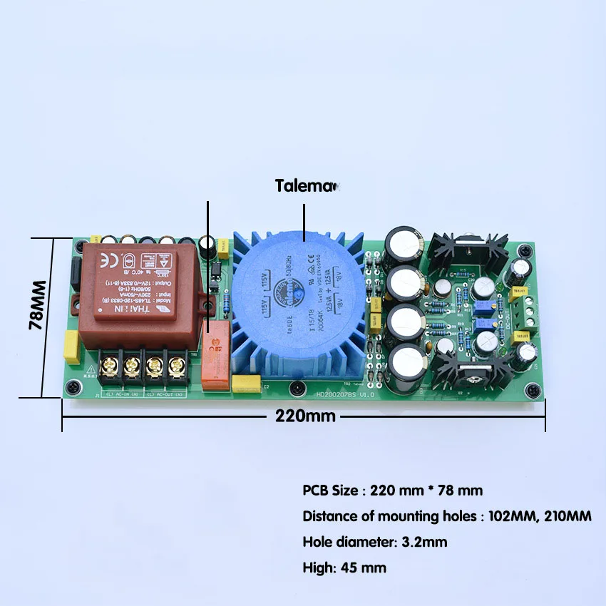 Lusya Регулируемый Линейный стабилизированный Питание доска трансформатор Talema для