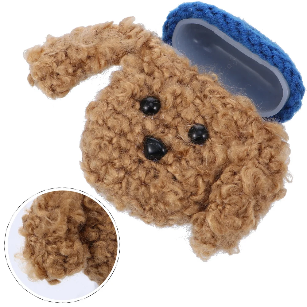 

1Pc Wireless Earphone Case Plush Protective Cover Compatible for Airpods 1/2