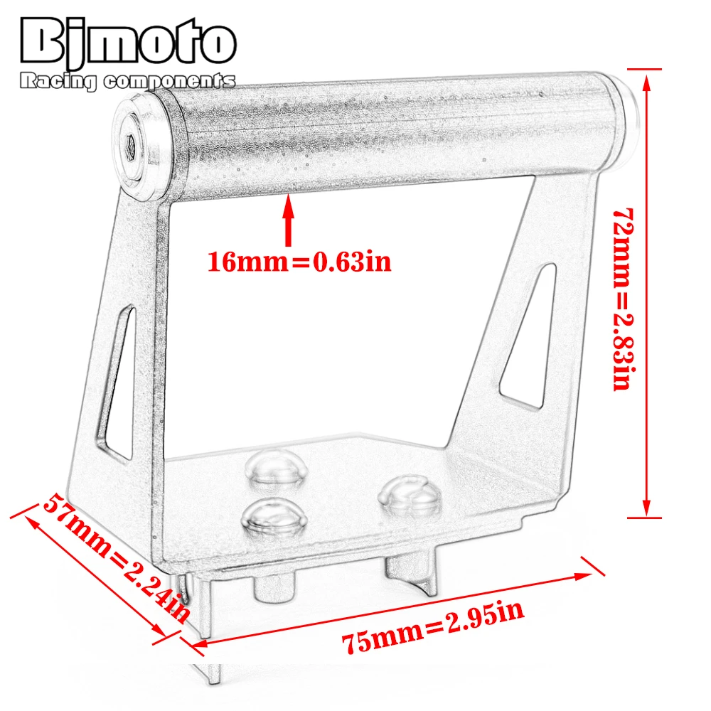 

Motorcycle Mobile Phone GPS Plate bracket Supporter Holder Bar 16mm For 790 Adventure / R / ADV 2019- 2021 Accessories Motor