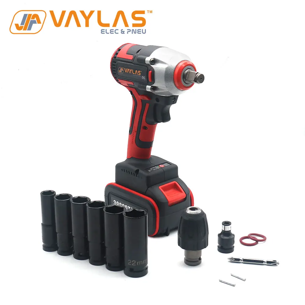 Гайковерт ударный электрический бесщеточный 1/2 дюйма для ремонта автомобильных