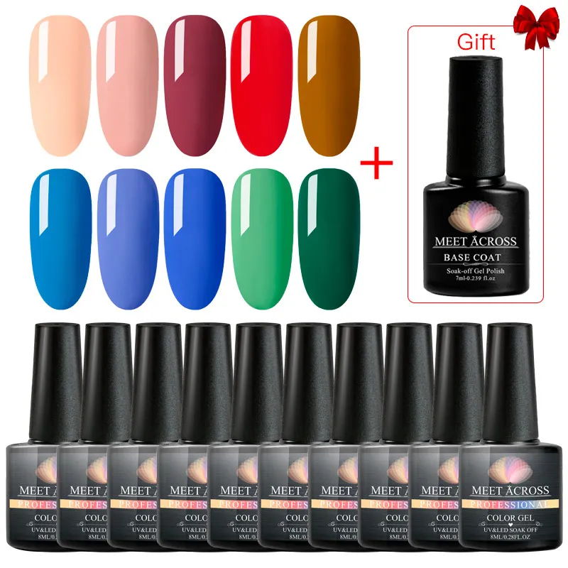 Набор гель лаков для ногтей с голографическим блеском впитывающий УФ