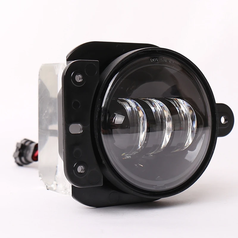 

4 Inch Round Led Fog Lights 30W Car Lamp with Mounting Bracket for Jeep Wrangler JL 2018-2020