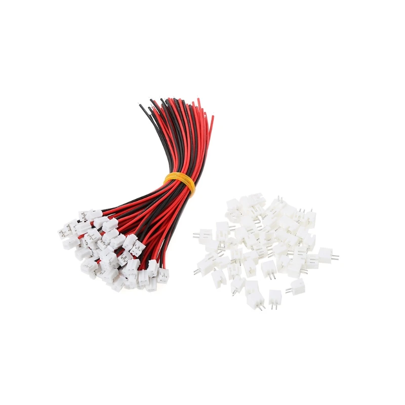 50 комплектов Mini Micro JST 2 0 PH 2-контактный разъем с проводами кабели 120 мм 26AWG | Игрушки