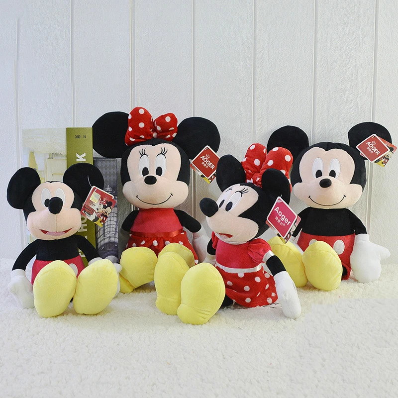 

Disney Original Mickey Minnie Doll Mickey Mouse Plush Toy Cartoon Donald Duck Daisy Children's Toysboy Girl Birthday Present