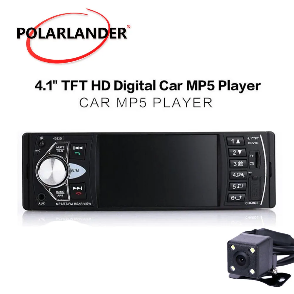 Новые красочные огни MP5 FM TF USB SD Bluetooth 4 0 вход AUX 1 DIN HD аудио автомобильное радио RDS
